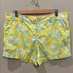 Lilly Pulitzer Callahan Shorts Snail Swirl Print